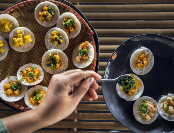 Afternoon Tea with local specialty - banh can